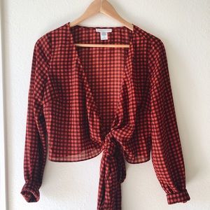 UO wrap top